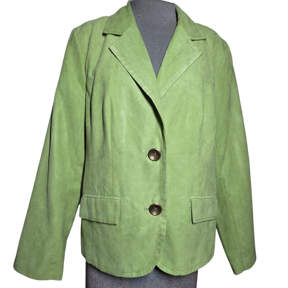 Green Blazer Jacket Size 14